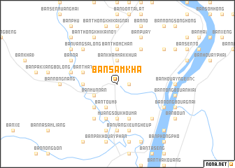 map of Ban Samkha