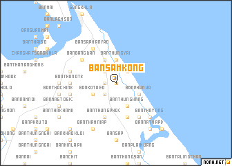 map of Ban Sam Kong