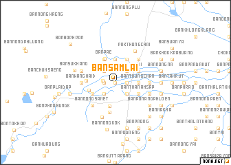 map of Ban Samlai