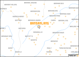 map of Ban Samlang