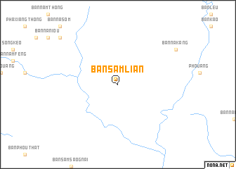 map of Ban Samlian