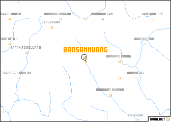 map of Ban Sam Muang