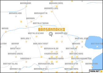 map of Ban Samnak Ko