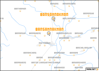 map of Ban Samnak Man