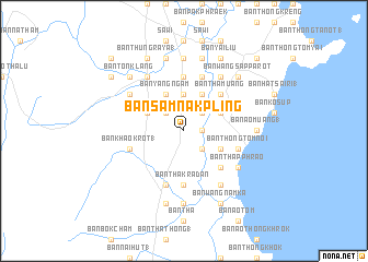 map of Ban Samnak Pling