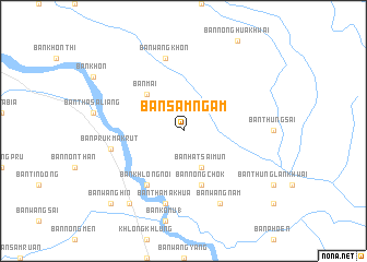 map of Ban Sam Ngam