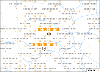 map of Ban Sam Ngam