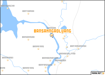 map of Ban Sam Ngao Luang