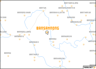 map of Ban Sam Nong