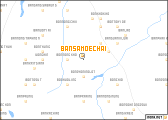 map of Ban Samoe Chai