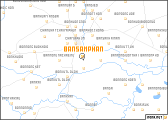 map of Ban Samphan