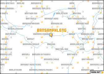 map of Ban Sam Phleng