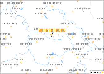 map of Ban Sam Phong