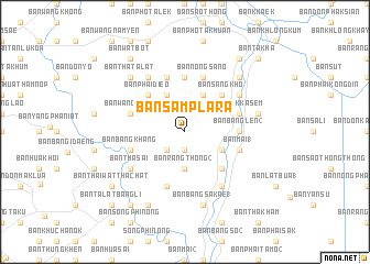 map of Ban Sam Pla Ra