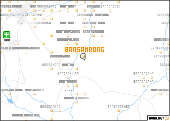 map of Ban Samrong