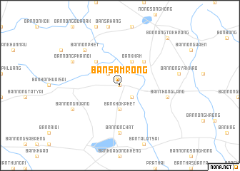 map of Ban Samrong