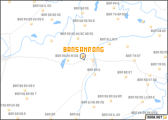 map of Ban Samrong