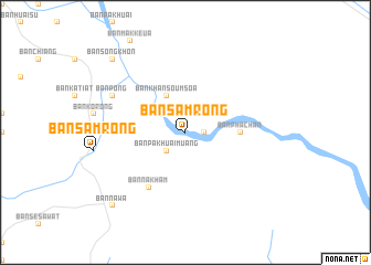 map of Ban Samrong