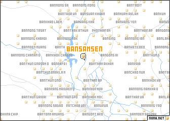 map of Ban Sam Sen