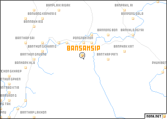 map of Ban Sam Sip