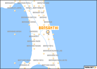 map of Ban Sam Thi