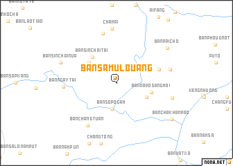 map of Ban Samulouang