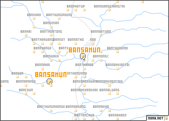 map of Ban Samun