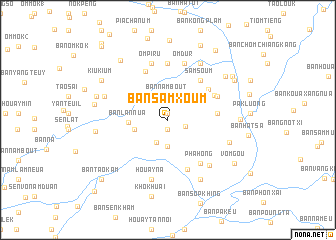 map of Ban Samxoum