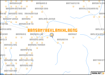 map of Ban Sam Yaek Lam Khlaeng