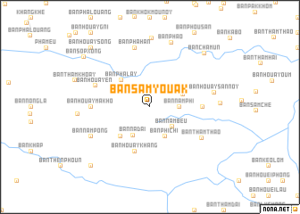 map of Ban Samyouak