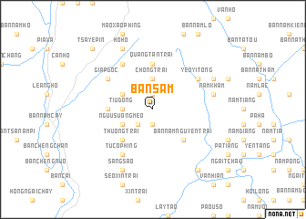 map of Bản Sầm