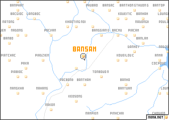 map of Bản Sam