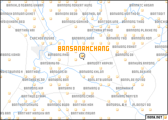 map of Ban Sanam Chang