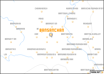 map of Ban Sanchan