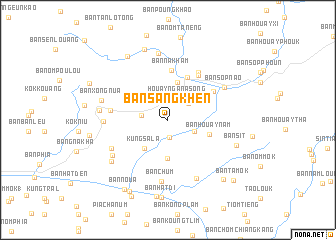 map of Ban Sangkhèn