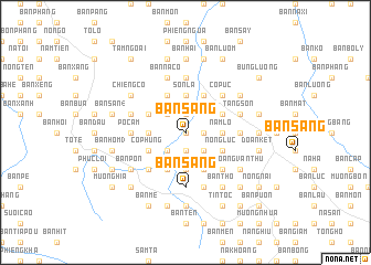 map of Bản Sàng