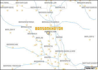 map of Ban San Khayom