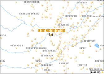 map of Ban San Na Yao