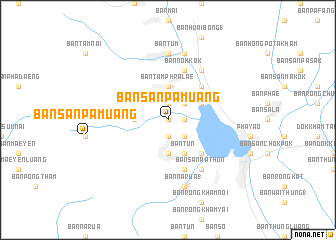 map of Ban San Pa Muang