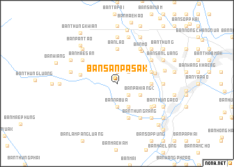 map of Ban San Pa Sak