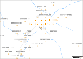 map of Ban San Po Thong