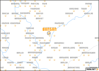 map of Bản San