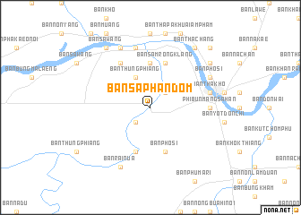 map of Ban Saphan Dom