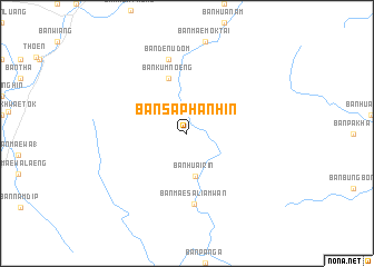 map of Ban Saphan Hin