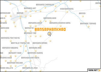 map of Ban Saphan Khao