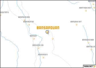 map of Ban Sapouan