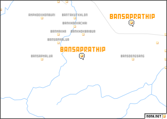 map of Ban Sa Prathip