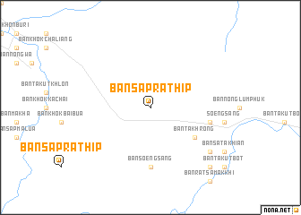 map of Ban Sa Prathip