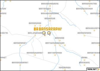 map of Ban Saraphi