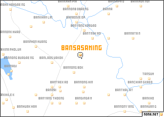 map of Ban Sa Saming